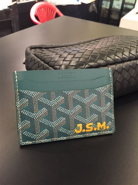 goyard card holder personalised|goyard card holders 2022.